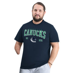 Vancouver Canucks G-III Sports by Carl Banks Adaptive Classic Team Graphic T-Shirt - Navy | US 203456427