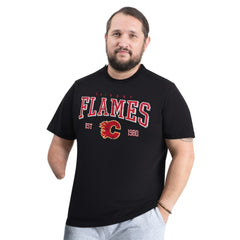 Calgary Flames G-III Sports by Carl Banks Adaptive Classic Team Graphic T-Shirt - Black | US 203456433