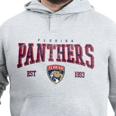 Florida Panthers G-III Sports by Carl Banks Adaptive Classic Team Spirit Fleece Hoodie - Gray | US 203456444