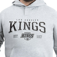 Los Angeles Kings G-III Sports by Carl Banks Adaptive Classic Team Spirit Fleece Hoodie - Gray | US 203456445