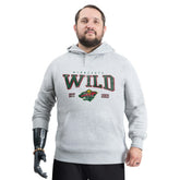 Minnesota Wild G-III Sports by Carl Banks Adaptive Classic Team Spirit Fleece Hoodie - Gray | US 203456446