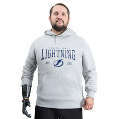Tampa Bay Lightning G-III Sports by Carl Banks Adaptive Classic Team Spirit Fleece Hoodie - Gray | US 203456462