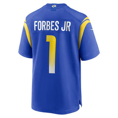 Emmanuel Forbes Jr. Los Angeles Rams Team Game Jersey - Royal Jerseys