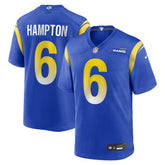 Nick Hampton Los Angeles Rams Team Game Jersey - Royal Jerseys