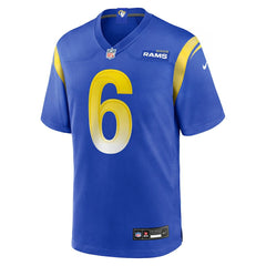 Nick Hampton Los Angeles Rams Team Game Jersey - Royal Jerseys
