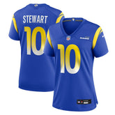 Josaiah Stewart Los Angeles Rams Women's Team Game Jersey - Royal Jerseys