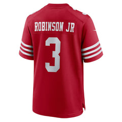 Brian Robinson Jr. San Francisco 49ers Team Game Jersey - Scarlet Jerseys
