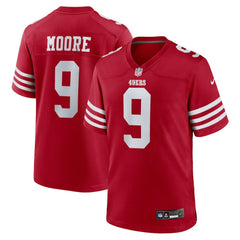 Skyy Moore San Francisco 49ers Team Game Jersey - Scarlet Jerseys