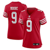 Skyy Moore San Francisco 49ers Women's Team Game Jersey - Scarlet Jerseys