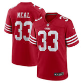Siran Neal San Francisco 49ers Team Game Jersey - Scarlet Jerseys