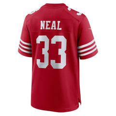Siran Neal San Francisco 49ers Team Game Jersey - Scarlet Jerseys