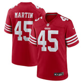 Nick Martin San Francisco 49ers Team Game Jersey - Scarlet Jerseys