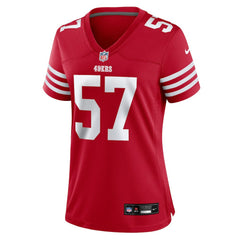 Luke Gifford San Francisco 49ers Women's Team Game Jersey - Scarlet Jerseys