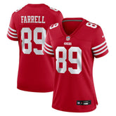 Luke Farrell San Francisco 49ers Women's Team Game Jersey - Scarlet Jerseys