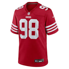 Mykel Williams San Francisco 49ers Team Game Jersey - Scarlet Jerseys