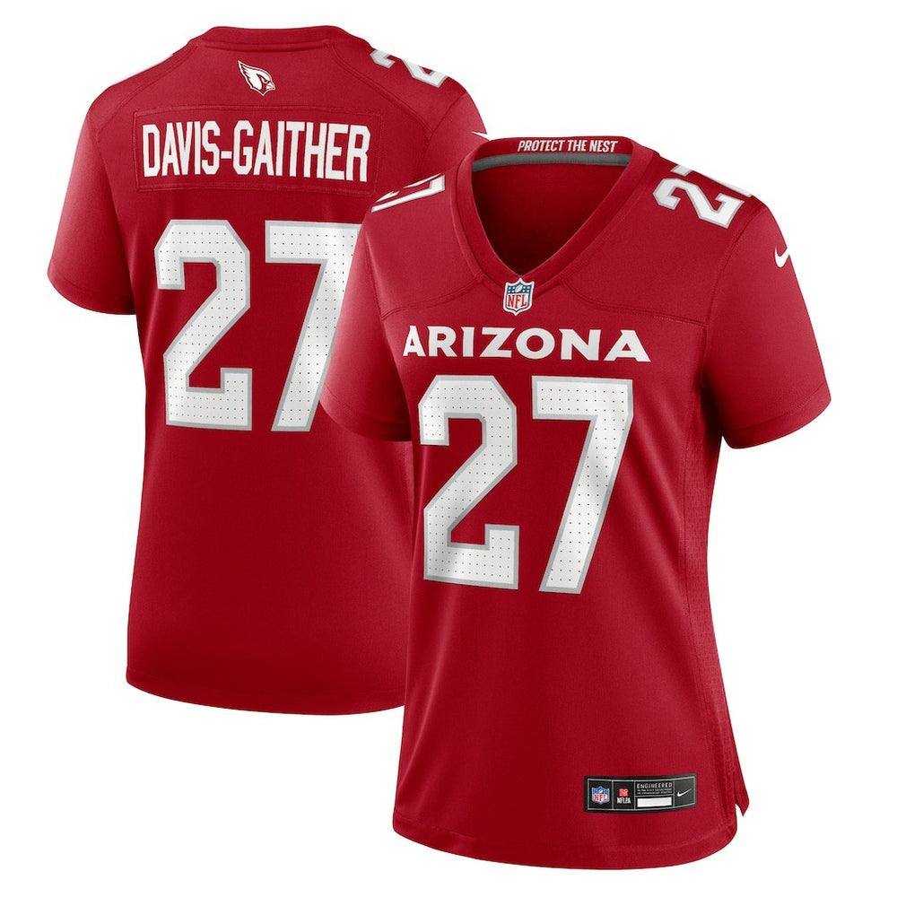 Akeem Davis-Gaither Arizona Cardinals Women's Team Game Jersey - Cardinal Jerseys