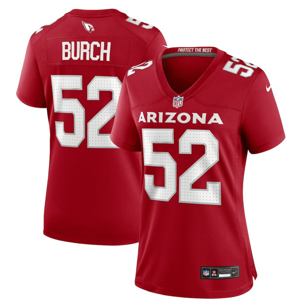 Jordan Burch Arizona Cardinals Women's Team Game Jersey - Cardinal Jerseys