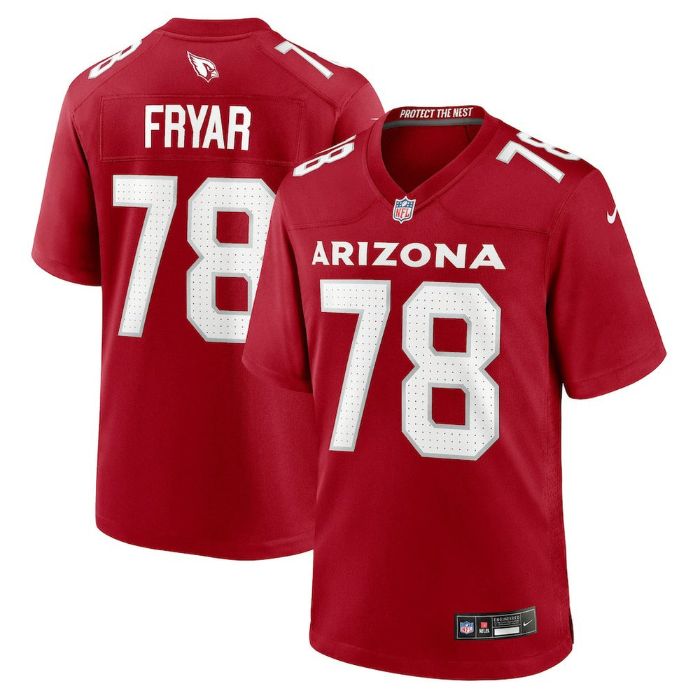 Josh Fryar Arizona Cardinals Team Game Jersey - Cardinal Jerseys