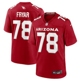 Josh Fryar Arizona Cardinals Team Game Jersey - Cardinal Jerseys