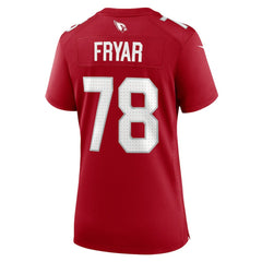 Josh Fryar Arizona Cardinals Women's Team Game Jersey - Cardinal Jerseys