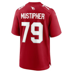 PJ Mustipher Arizona Cardinals Team Game Jersey - Cardinal Jerseys
