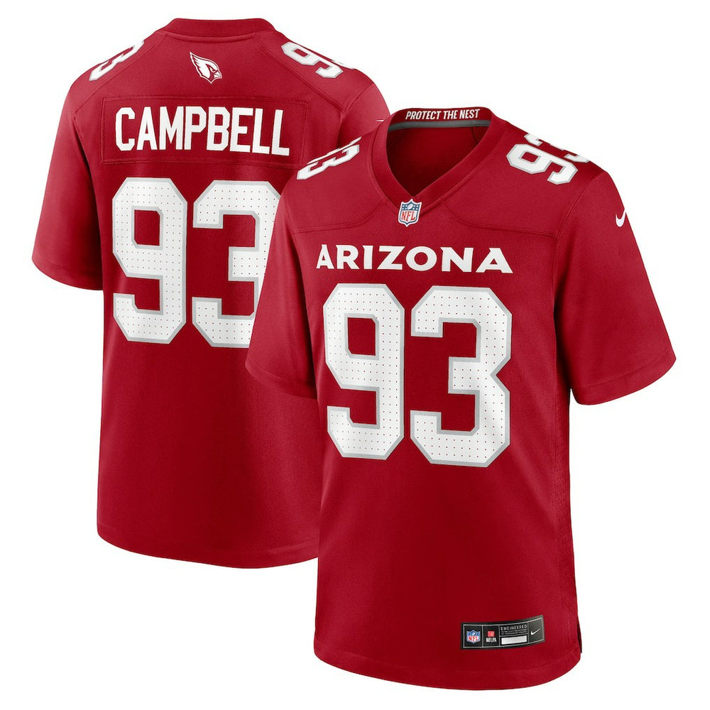 Calais Campbell Arizona Cardinals Team Game Jersey - Cardinal Jerseys