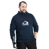 Colorado Avalanche G-III Sports by Carl Banks Adaptive Classic Team Arc Fleece Hoodie - Navy | US 203456958