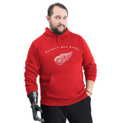 Detroit Red Wings G-III Sports by Carl Banks Adaptive Classic Team Arc Fleece Hoodie - Red | US 203456963