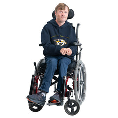 Nashville Predators G-III Sports by Carl Banks Adaptive Classic Team Arc Fleece Hoodie - Navy | US 203456965
