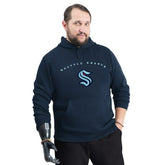 Seattle Kraken G-III Sports by Carl Banks Adaptive Classic Team Arc Fleece Hoodie - Deep Sea Blue | US 203456966