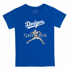 Shohei Ohtani Los Angeles Dodgers Tiny Turnip Youth Pitch Graphic T-Shirt - Royal T-shirts