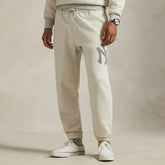 Yankees Polo Ralph Lauren Vintage Fleece Sweatpants - Cream