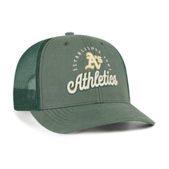 Athletics '47 Pitstop Trucker Adjustable Hat - Green Hats
