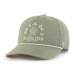Miami Marlins '47 Canyon Ranchero Hitch Adjustable Hat - Olive Hats