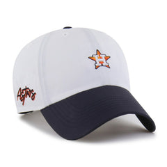 Houston Astros '47 Vista Mini Clean Up brrr° Adjustable Hat - White/Navy Hats