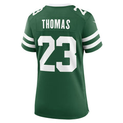Azareye'h Thomas New York Jets Women's Team Game Jersey - Legacy Green Jerseys