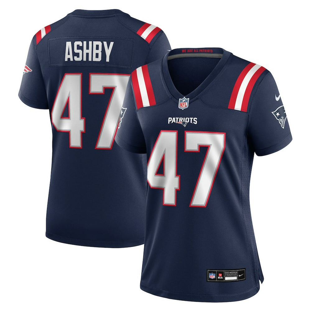 Julian Ashby New England Patriots Women's Team Game Jersey - Navy Jerseys
