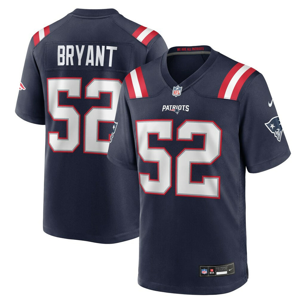 Marcus Bryant New England Patriots Team Game Jersey - Navy Jerseys
