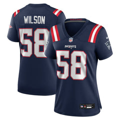 Jared Wilson New England Patriots Women's Team Game Jersey - Navy Jerseys