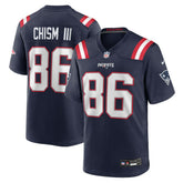 Efton Chism III New England Patriots Team Game Jersey - Navy Jerseys