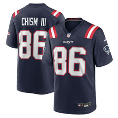 Efton Chism III New England Patriots Team Game Jersey - Navy Jerseys