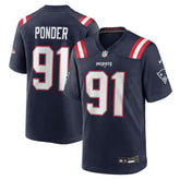 Elijah Ponder New England Patriots Team Game Jersey - Navy Jerseys