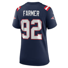 Joshua Farmer New England Patriots Women's Team Game Jersey - Navy Jerseys