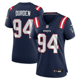 Cory Durden New England Patriots Women's Team Game Jersey - Navy Jerseys