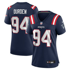 Cory Durden New England Patriots Women's Team Game Jersey - Navy Jerseys