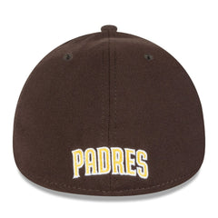 San Diego Padres New Era 2025 MLB Postseason Side Patch 39THIRTY Flex Hat - Brown Hats