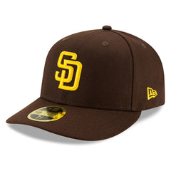 San Diego Padres New Era 2025 MLB Postseason Side Patch Low Profile 59FIFTY Fitted Hat - Brown Hats