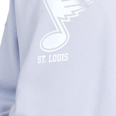 St. Louis Blues Starter Women's Boxy Cropped Sweatshirt - Blue | US 203459812