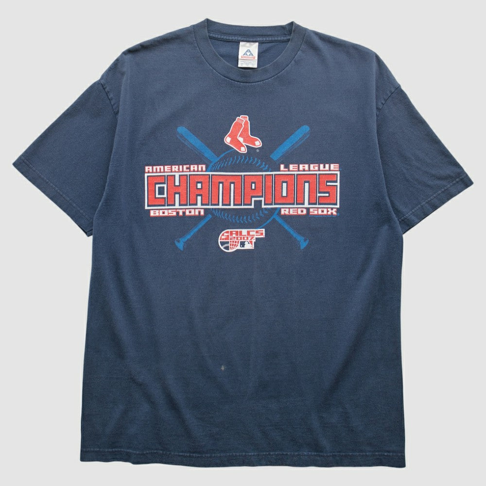 Boston Red Sox 2007 T-Shirt - Navy - Vintage T-shirts