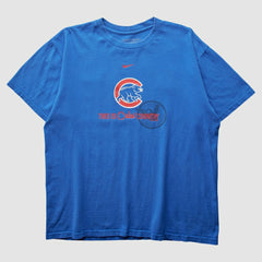 Chicago Cubs Nike 2008 T-Shirt - Blue - Vintage T-shirts